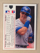 1991 Upper Deck 47F Ed Sprague - Baseball