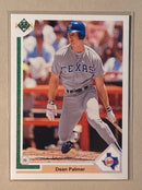 1991 Upper Deck 74F Dean Palmer - Baseball