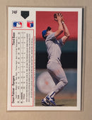 1991 Upper Deck 74F Dean Palmer - Baseball