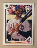 1991 Upper Deck 75F Mark Whiten - Baseball