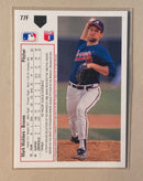 1991 Upper Deck 77F Mark Wohlers - Baseball