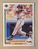 1991 Upper Deck 54F Brian Hunter - Baseball