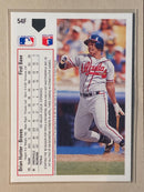 1991 Upper Deck 54F Brian Hunter - Baseball