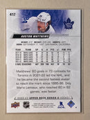 2022-23 Upper Deck 417 Auston Matthews - Hockey - Series 2