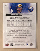 2022-23 Upper Deck 277 Craig Anderson - Hockey - Series 2