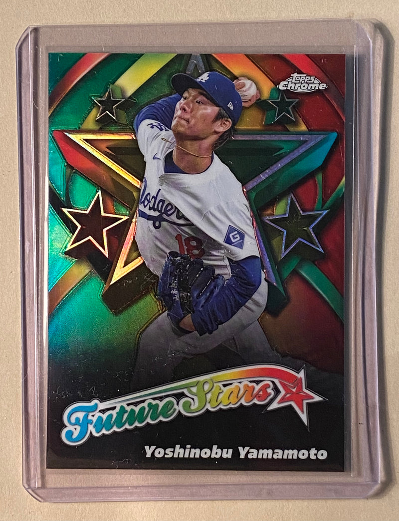 2025 Topps Chrome FS-6 Yoshinobu Yamamoto - Future Stars