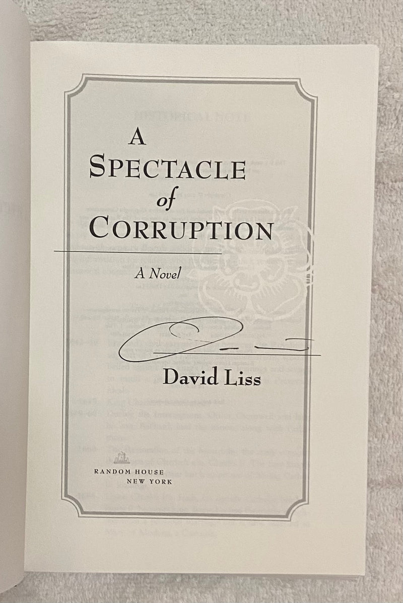 A Spectacle of Corruption [Book] - First edition