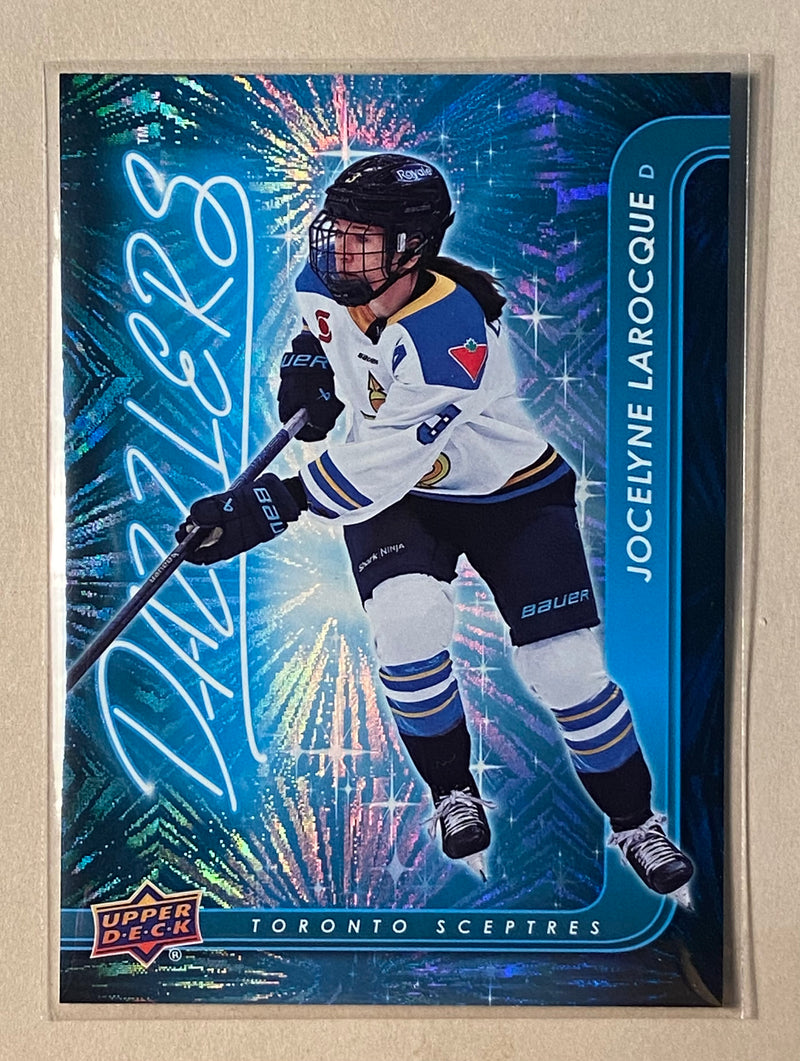 2024-25 Upper Deck DZ-20 Jocelyne Larocque - PWHL - Blue Dazzlers