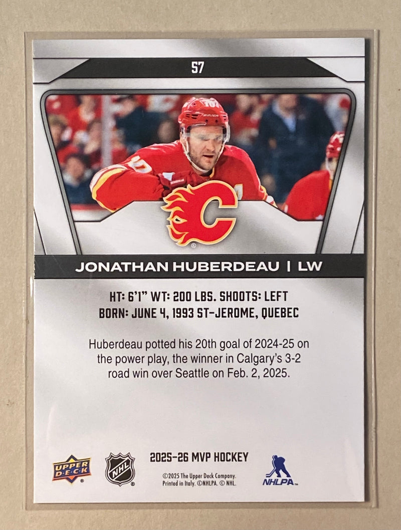 2025-26 Upper Deck 57 Jonathan Huberdeau - Hockey - MVP