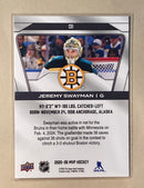 2025-26 Upper Deck 131 Jeremy Swayman - Hockey - MVP