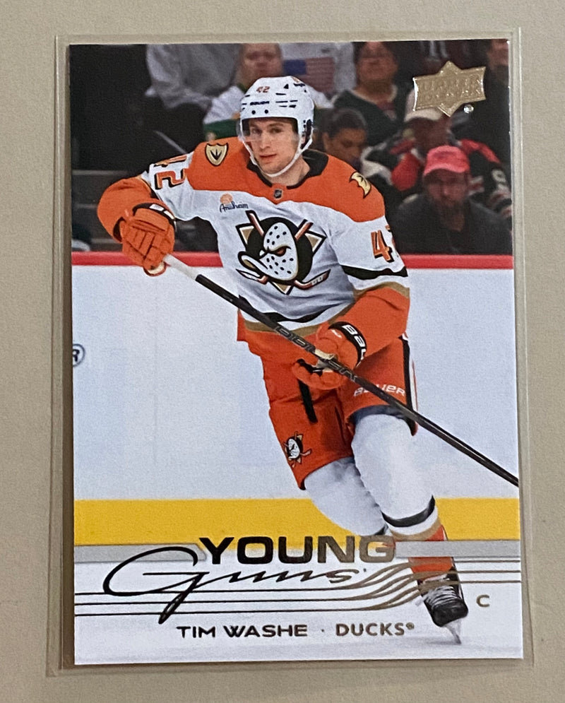 2025-26 Upper Deck 206 Tim Washe - Hockey - Young Guns - Series 1