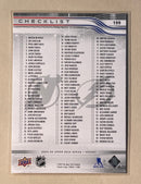2025-26 Upper Deck 199 Checklist - Hockey - Series 1