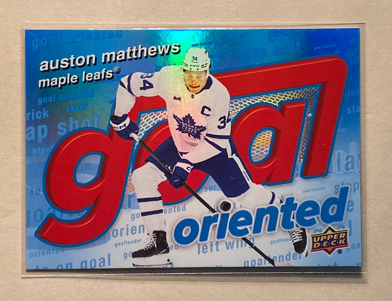 2025-26 Upper Deck GO-17 Auston Matthews - Hockey - Goal Oriented - Series 1