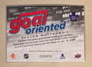 2025-26 Upper Deck GO-17 Auston Matthews - Hockey - Goal Oriented - Series 1