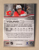 2025-26 Upper Deck 236 Zayne Parker - Hockey - Young Guns - Series 1