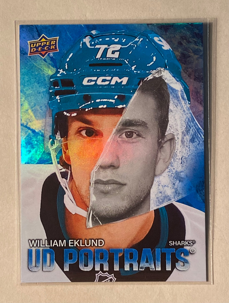 2025-26 Upper Deck P-15 William Eklund - Hockey - UD Portraits - Series 1