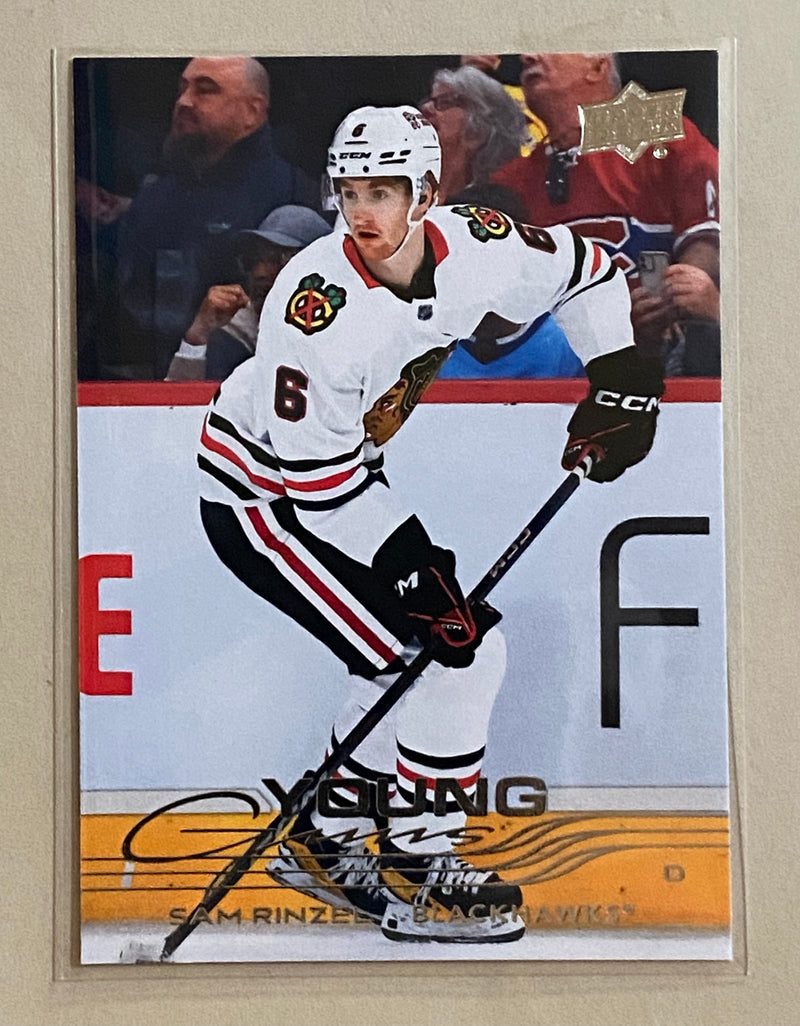 2025-26 Upper Deck 248 Sam Rinzel - Hockey - Young Guns - Series 1