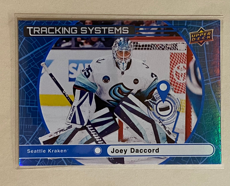 2025-26 Upper Deck TS-4 Joey Daccord - Hockey - Tracking Systems - Series 1