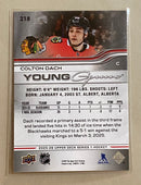 2025-26 Upper Deck 218 Colton Dach - Hockey - Young Guns - Series 1
