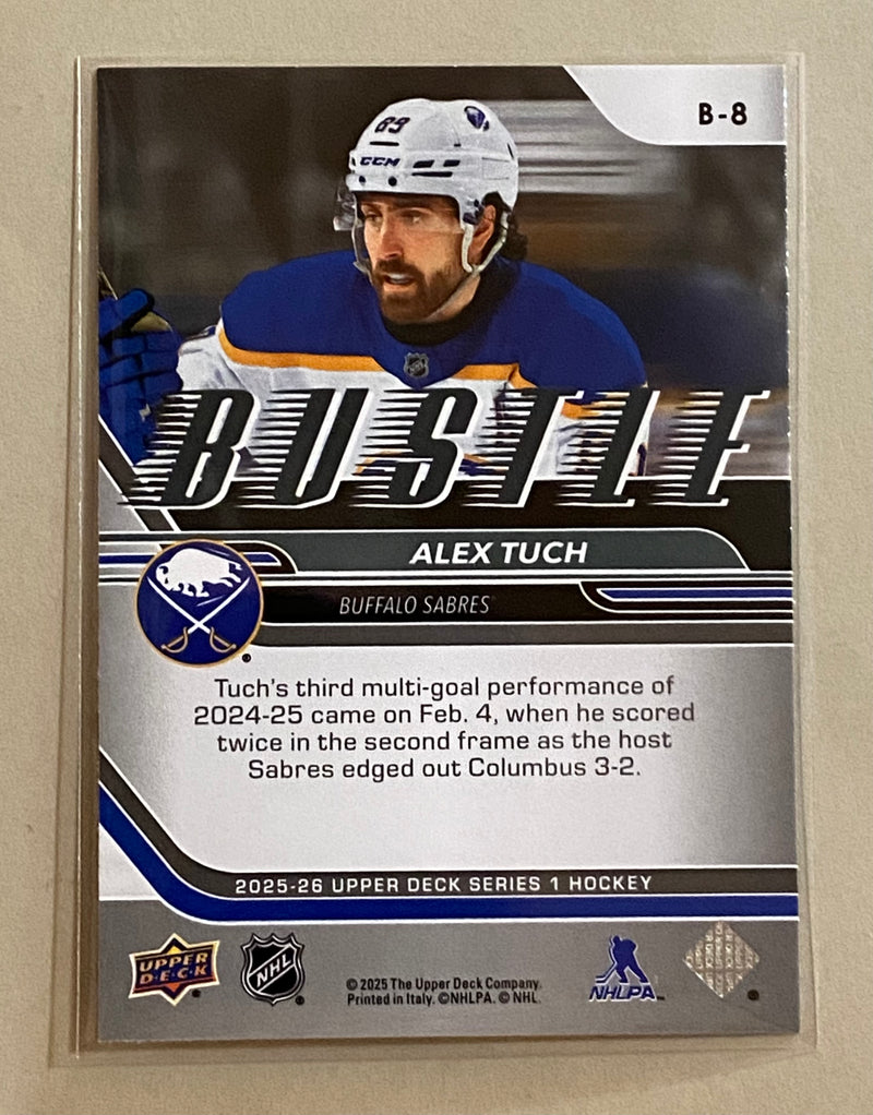 2025-26 Upper Deck B-8 Alex Tuch - Hockey - Bustle - Series 1
