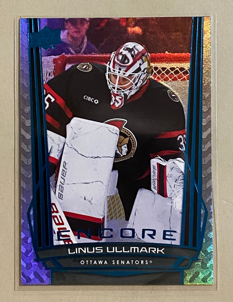 2025-26 Upper Deck E-93 Linus Ullmark - Hockey - Encore Blue