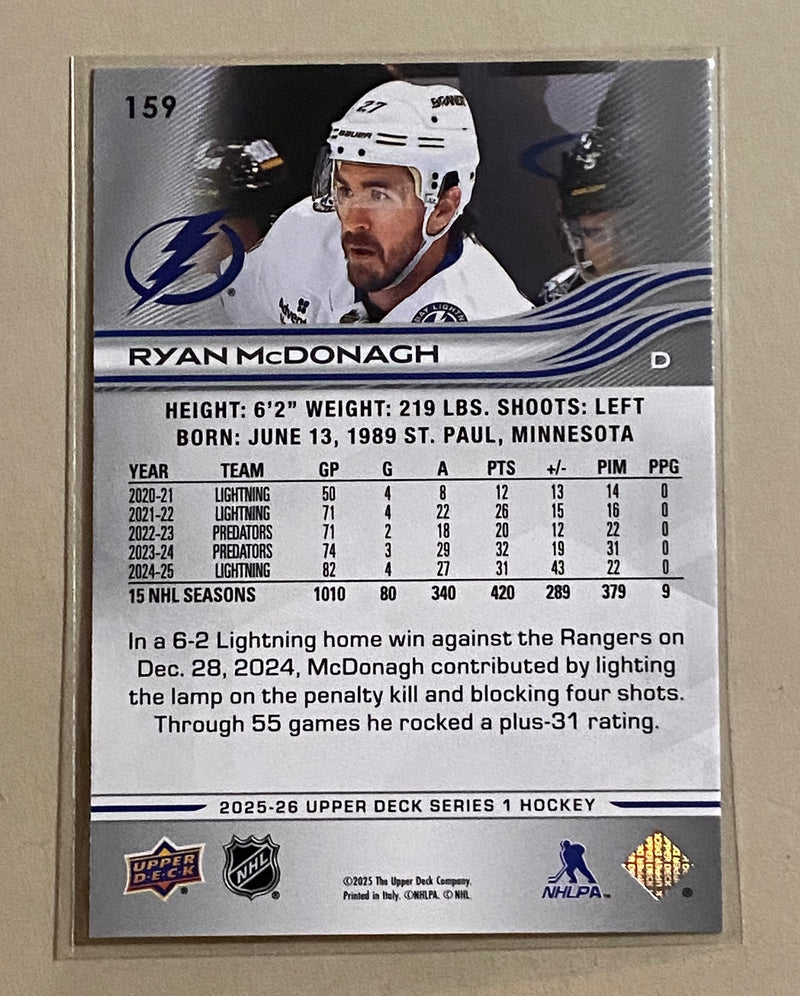 2025-26 Upper Deck 159 Ryan McDonach   Hockey - Series 1