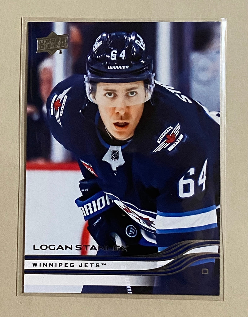 2025-26 Upper Deck 196 Logan Stanley - Hockey - Series 1