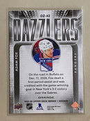 2025-26 Upper Deck DZ-422 Adam Fox - Hockey - Series 1 - Orange Dazzler