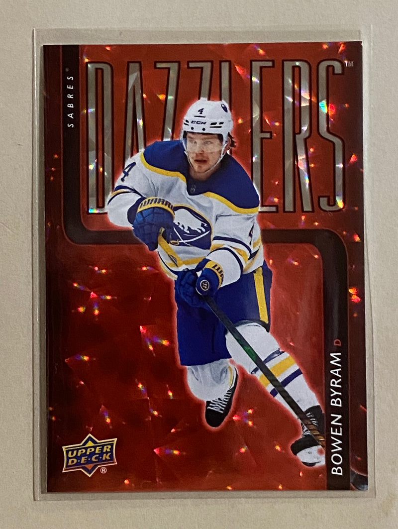 2025-26 Upper Deck DZ-35 Bowen Byram - Hockey - Series 1 - Red Dazzler