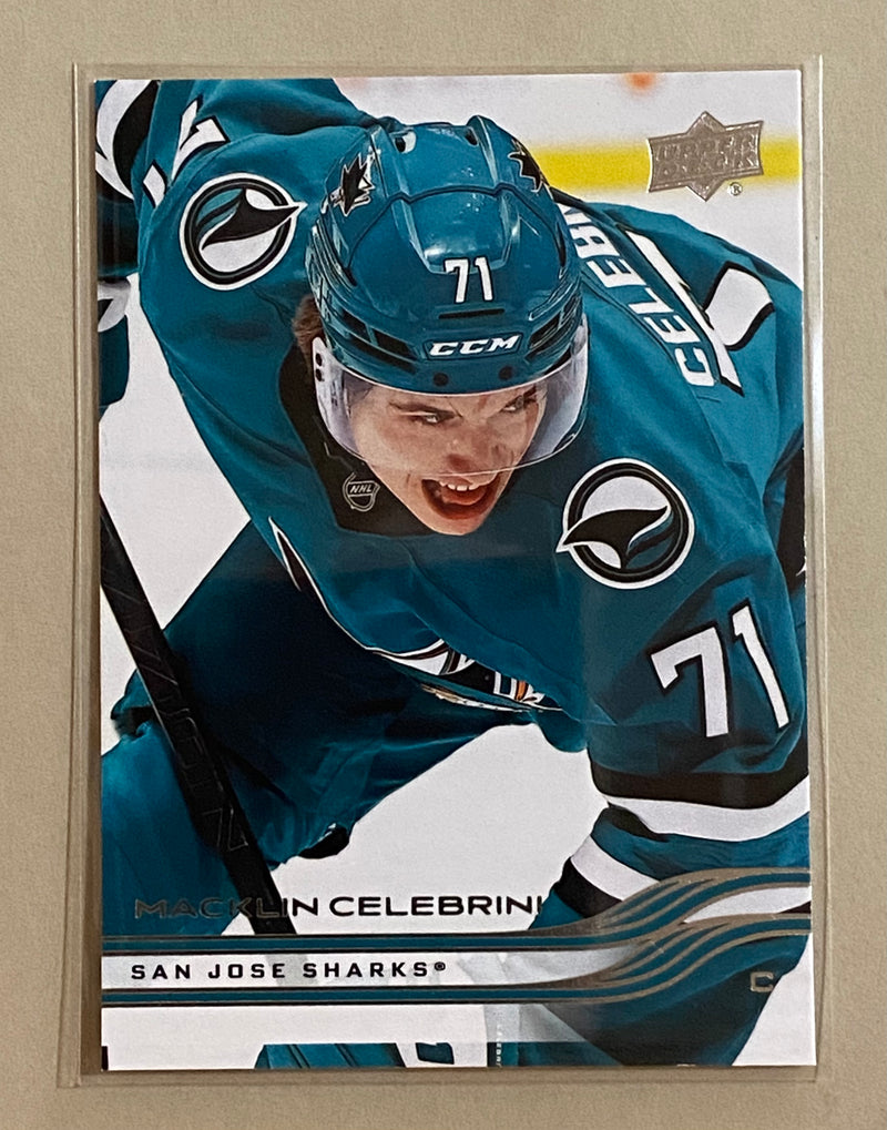 2025-26 Upper Deck 136 Macklin Celebrini - Hockey - Series 1