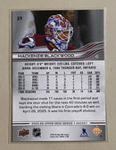 2025-26 Upper Deck 39 Mackenzie Blackwood - Hockey - Series 1