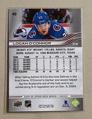 2025-26 Upper Deck 40 Logan O'Connor - Hockey - Series 1