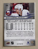 2025-26 Upper Deck 106 Jean-Gabriel Pageau - Hockey - Series 1