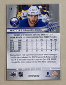 2025-26 Upper Deck 15 Mattias Samuelsson - Hockey - Series 1
