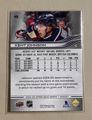2025-26 Upper Deck 48 Kent Johnson - Hockey - Series 1