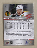 2025-26 Upper Deck 34 Lukas Reichel - Hockey - Series 1