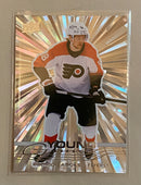 2025-26 Upper Deck 217 Rodrico Abols - Hockey - Series 1 - Silver Outburst - Young Guns