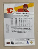 2021-22 Upper Deck 27 Johnny Gaudreau - Hockey - Series 1