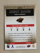 2021-22 Upper Deck DD-25 Kirill Kaprizov - Hockey - Series 1