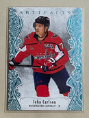 2025-26 Upper Deck 116 John Carlson - Hockey - Artifacts - Sky Blue