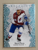2025-26 Upper Deck 36 Martin Necas - Hockey - Artifacts - Sky Blue