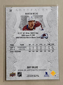 2025-26 Upper Deck 36 Martin Necas - Hockey - Artifacts - Sky Blue