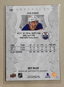 2025-26 Upper Deck 109 Zach Hyman - Hockey - Artifacts - Sky Blue
