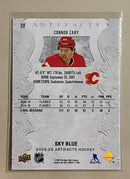 2025-26 Upper Deck 20 Connor Zary - Hockey - Artifacts - Sky Blue