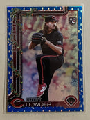 2025 Topps Holiday - H104 Rhett Lowder- Baseball - Blue Lights - RC