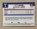 2025 Topps Holiday - H87 Wyatt Langford - Baseball - Blue Lights