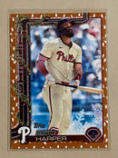 2025 Topps Holidy H69 Bryce Harper - Baseball - Gold Lights