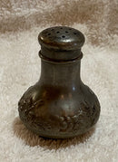 Vintage Salt and Pepper Shaker with Floral Pattern
