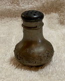 Vintage Salt and Pepper Shaker with Floral Pattern