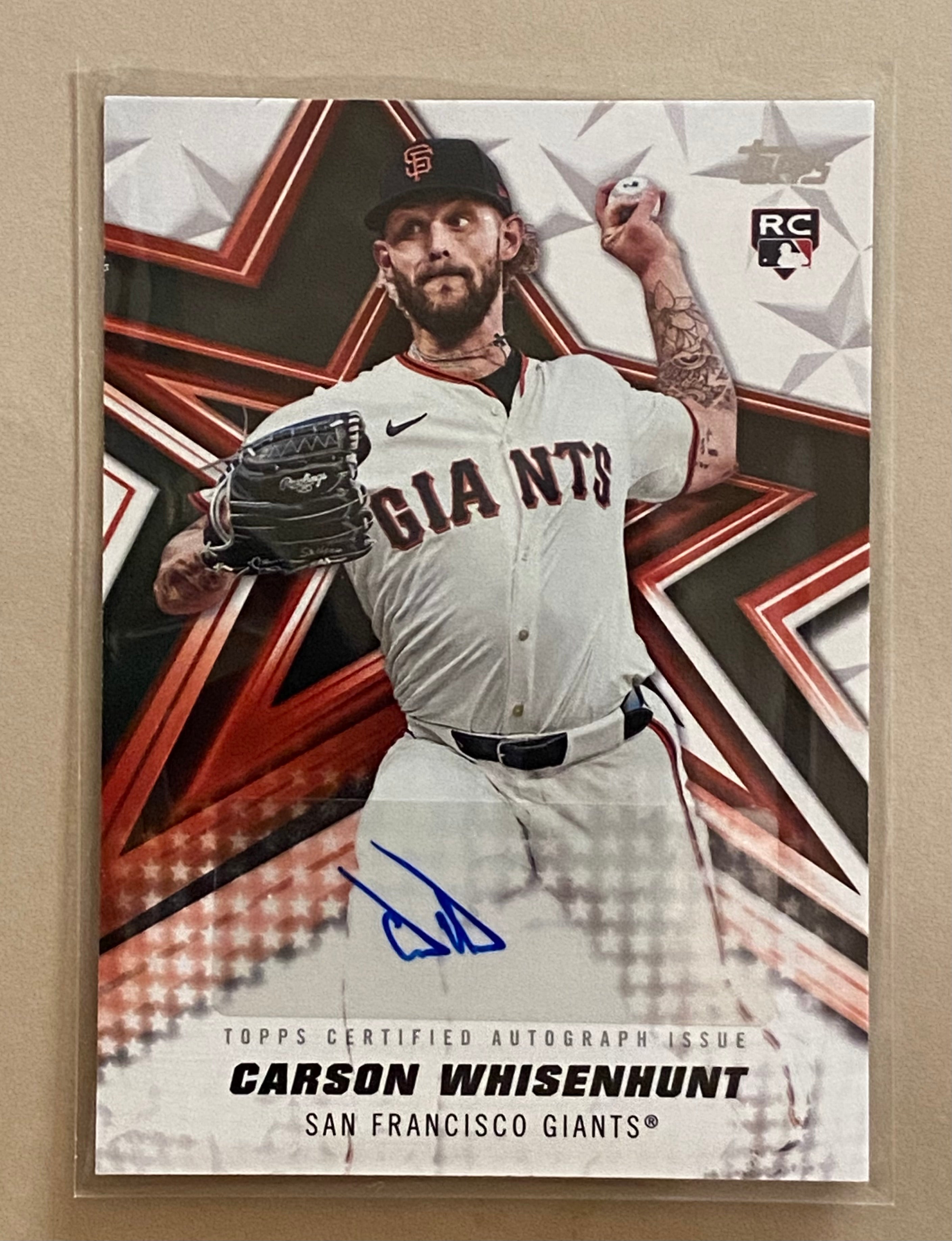 2026 Topps BSA-CWR Carson Whisenhunt - Baseball - Autograph - RC